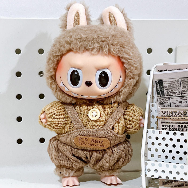 Labubu Doll Clothes Labubu Vinyl Doll 17cm Doll Dress-Up Bubble Mart Doll Dress-Up Doll Others