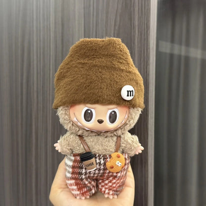 Labubu Sitting Party Doll Clothes First and Second Generation Blind Box Labubu Doll Clothes Plush Vinyl Face