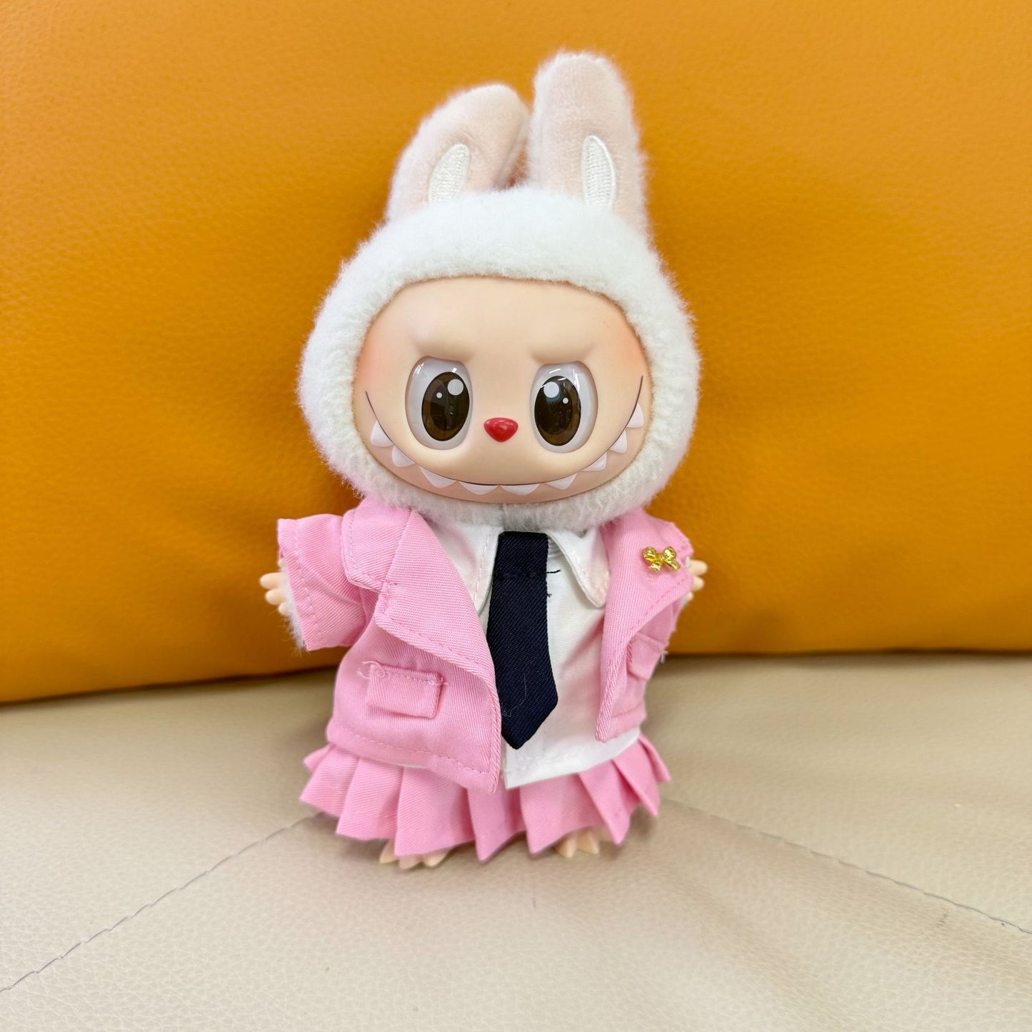 Only Clothes] Popmart Third Generation Labubu Doll Suit Suit Uniform Suit Labubu Campus Uniform for Boys and Girls