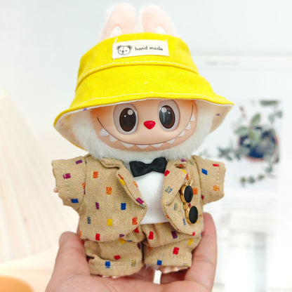 Labubu Doll Outfit Set - Velvet Skirts, Suits & Accessories for 2nd & 3rd Gen Pendant Dolls