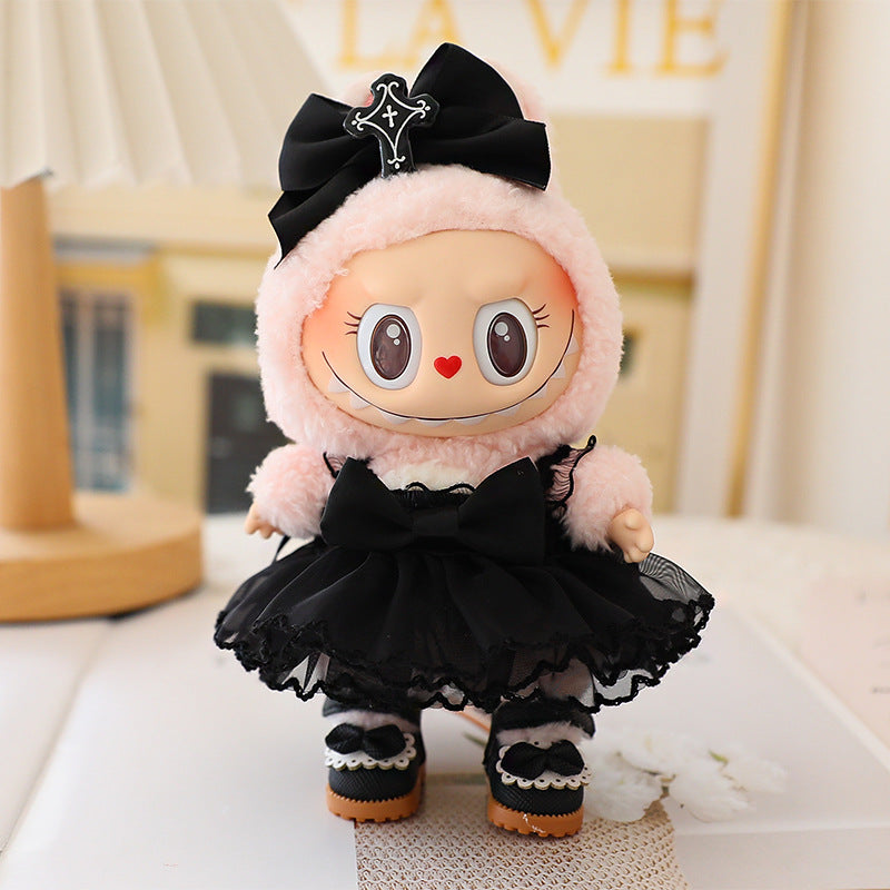 Only clothes labubu clothing little devil clothing labubu pendant sitting party doll clothes for the second generation