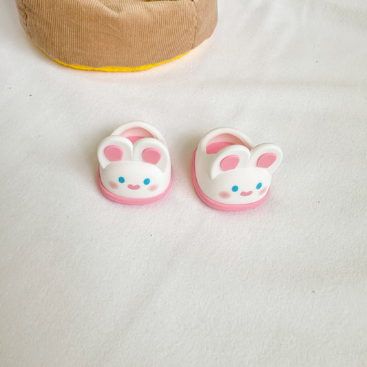 Only clothes] 17CM pendant cloth cloth clothes shoes accessories keychain LABUBU hole shoes cartoon slippers