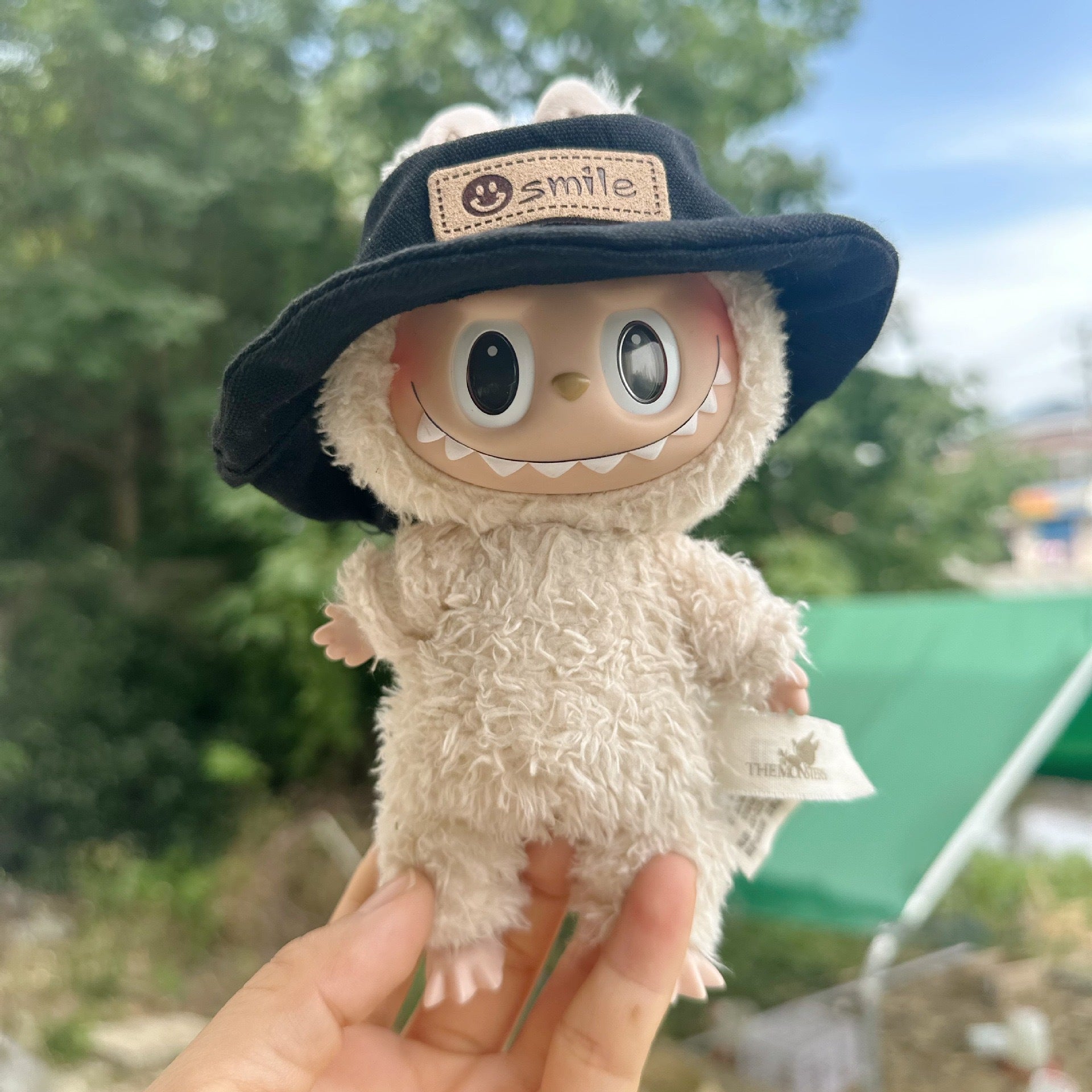 Only clothes] 17CM pendant blind box cloth cloth clothes LABUBU doll doll Denim coat hat skirt
