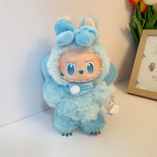 Clothes Only] First, Second and Third Generation Keychain Labubu Clothes Pendant Labubu Wears Bow Clothes Mary Cat