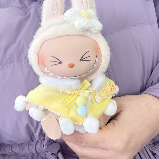 Generation Two Blind Box Labu New Year Clothes LABUBU Sitting Party Series Doll Coat New Year LOVE Clothes