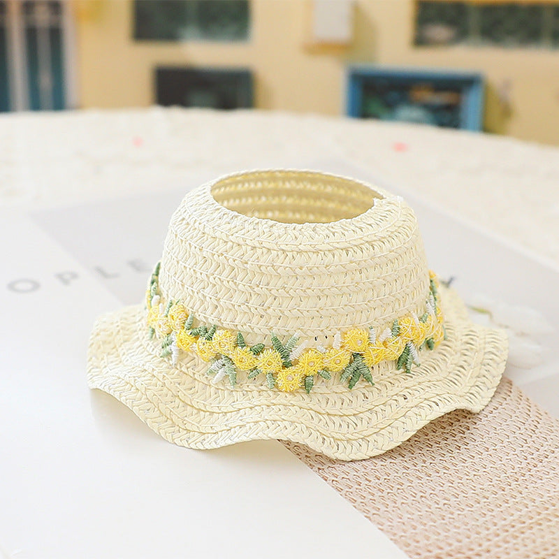 Generation II Blind Box Labubu Hanging Clothes Rab Cloth Sit Party Clothes Doll Summer Straw Hat Skirt