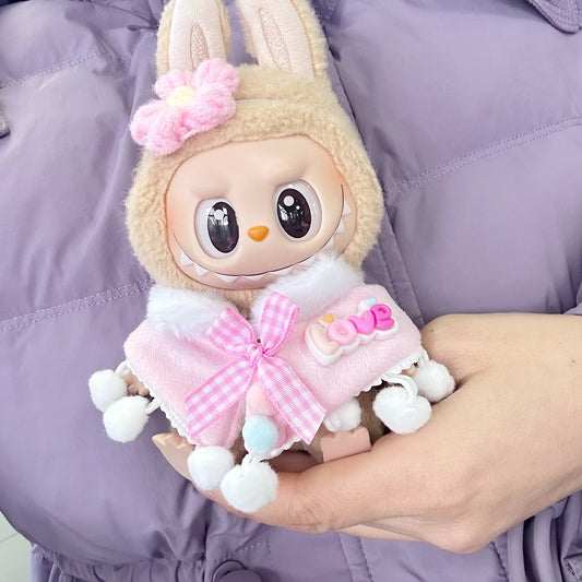 Generation Two Blind Box Labu New Year Clothes LABUBU Sitting Party Series Doll Coat New Year LOVE Clothes