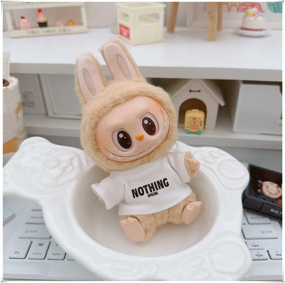 Labubu Doll Outfit - Cute Strappy Pants & Overalls for 10cm & 17cm Dolls