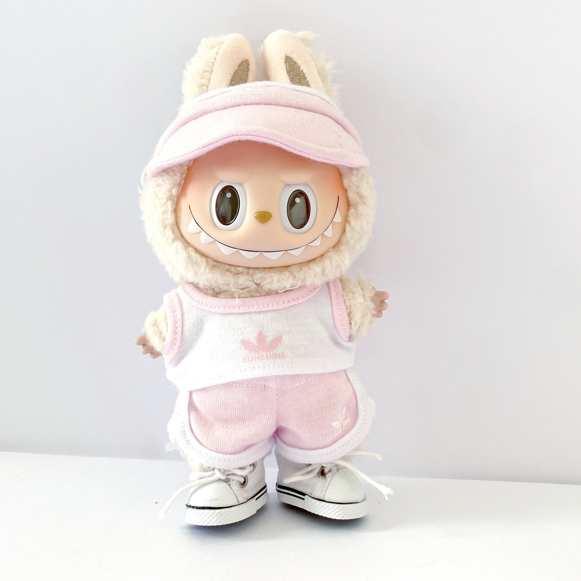 Labubu Doll Baseball Jersey Outfit - 17cm Sportswear for Vinyl Dolls