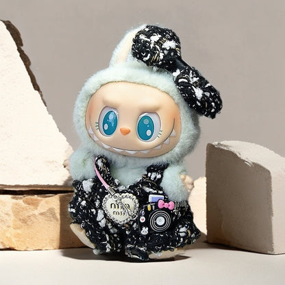 Labubu Doll Outfit Set - Skirt, Hat & Accessories