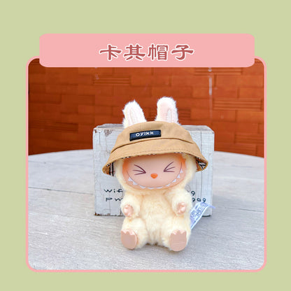 Labubu 15cm Sitting Doll Clothes - Macaron 2nd Gen Outfits