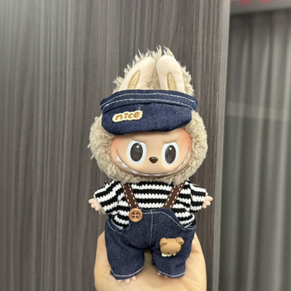 Labubu Sitting Party Doll Clothes Generation II Blind Box Labubu Doll Clothes Ragcloth Clothes Plush Vinyl Face