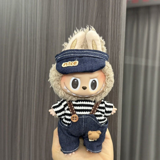 Labubu Sitting Party Doll Clothes Generation II Blind Box Labubu Doll Clothes Ragcloth Clothes Plush Vinyl Face