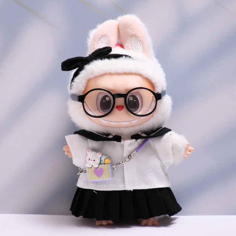 Only baby clothes] one, two and three generations of pendant labubu clothes sailor JK skirt suit labubu baby clothes
