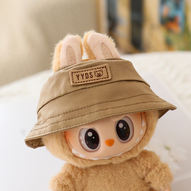 The second generation of Labubu blind box pendant clothes sit party pull cloth doll clothes for JK pleated skirt suit