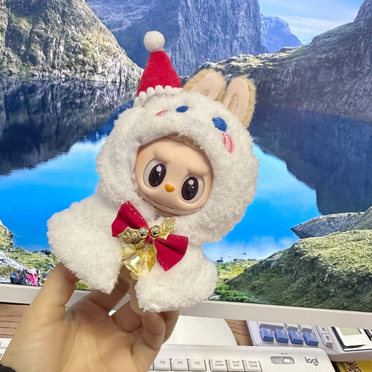 Only clothes] the first and second generation of blind box Rab cloth doll clothes pendant LABUBU for the snowman elk shawl adorable