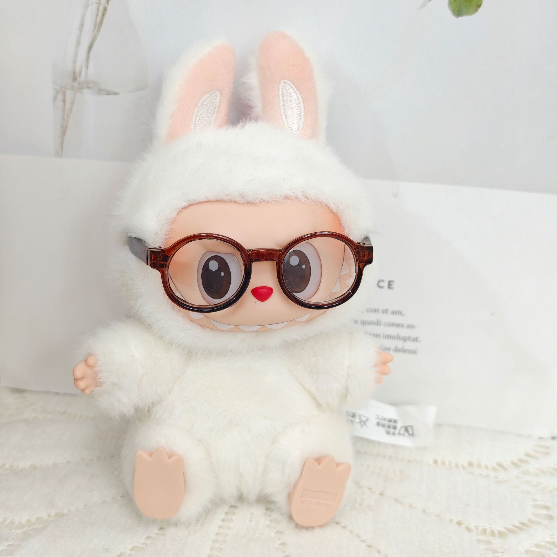 Labubu Doll Shawl & Scarf Set for 15-17cm Pendant Dolls