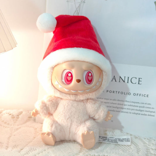 Generation II Labubu Pendant Labubu Replacement Clothes Christmas Sweater Gingerbread Man Doll suit Shoes