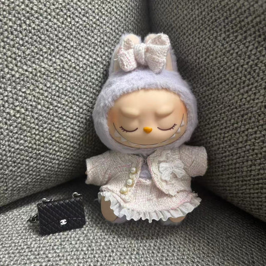 Labubu Doll Baby Clothes Outfit for 17cm Vinyl Doll
