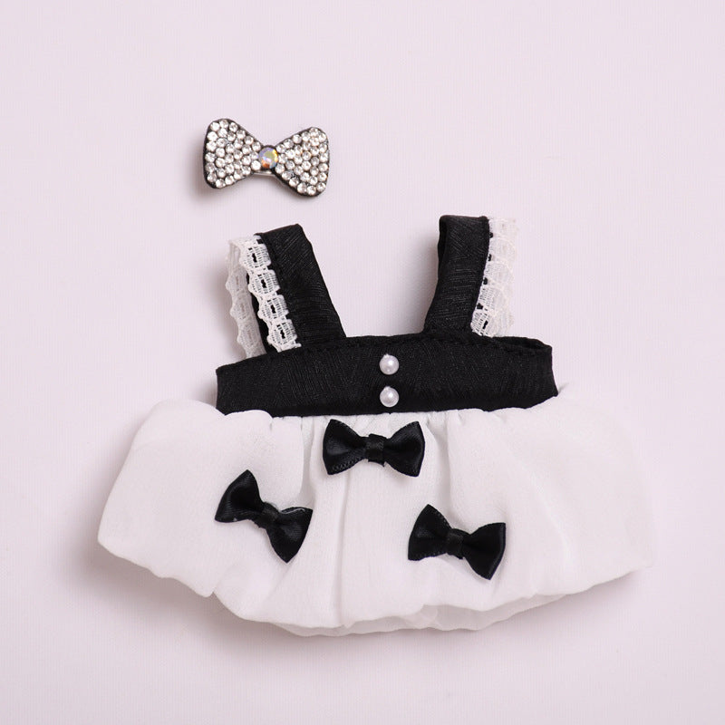 Only clothes] blind box first generation/second generation pendant cloth cloth clothes bow gauze skirt Labubu cute baby clothes