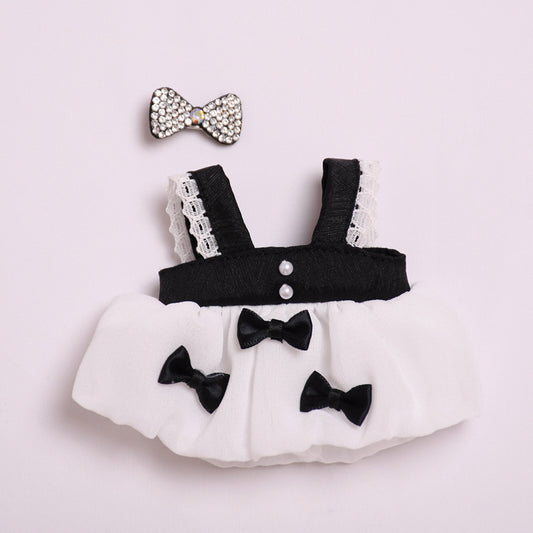 Only clothes] blind box first generation/second generation pendant cloth cloth clothes bow gauze skirt Labubu cute baby clothes