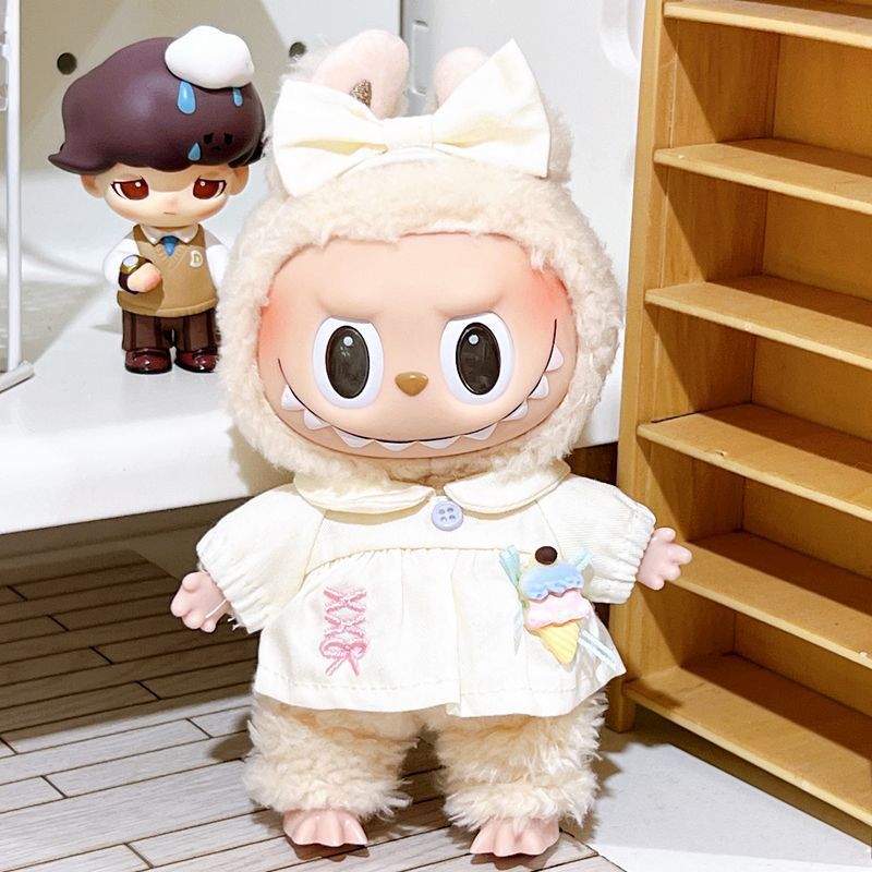 Labubu Doll Clothes Labubu Vinyl Doll 17cm Doll Dress-Up Bubble Mart Doll Dress-Up Doll Others