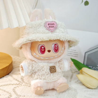 Labubu Doll Outfit Set - Cute Baby Clothes & Accessories for Vinyl Dolls