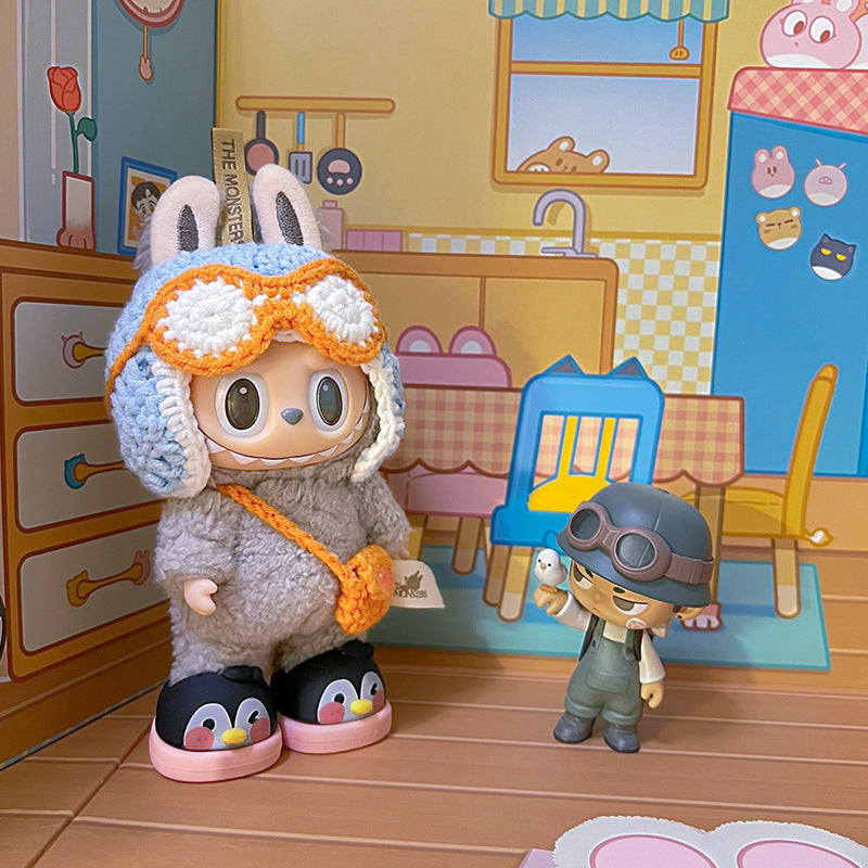 3rd Gen Labubu Doll Clothes Set for 17cm Vinyl Dolls