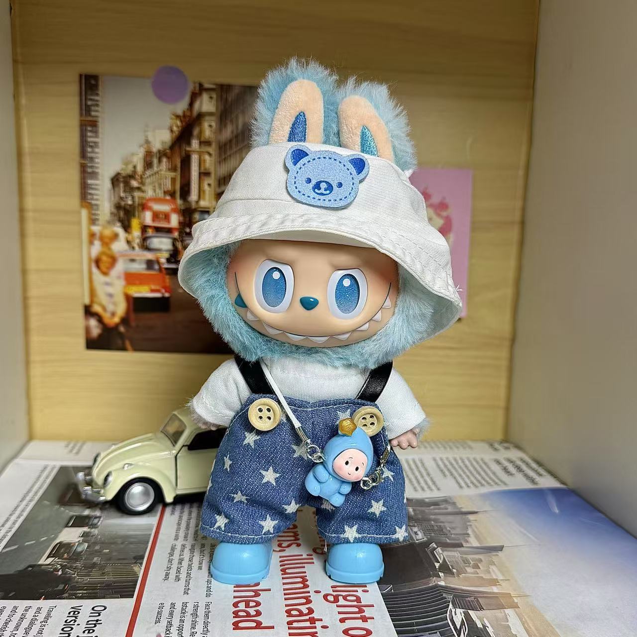 [Only for Baby Clothes] High-Energy 3Rd Generation Labubu Vinyl Baby Clothes Lucky Labubu 3.0 Clothes Are Trendy and Cool