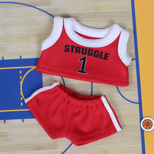 17cm Labubu Doll Clothes 15cm Cotton Doll Clothes Basketball Uniform Labubu Macaron Doll Clothes Jersey