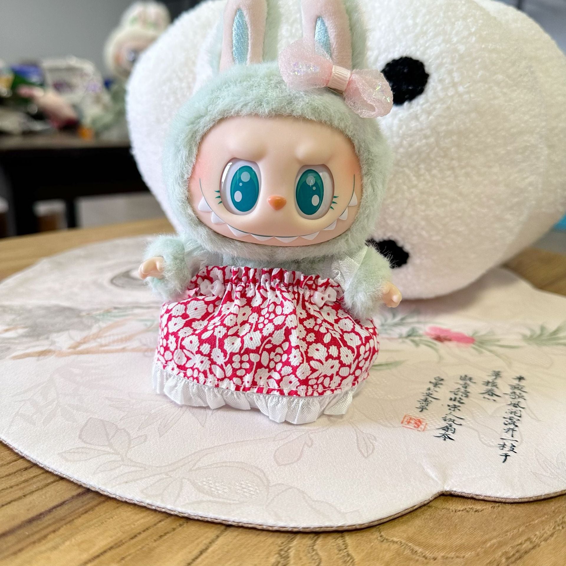 Only clothes] the first and second generation labubu doll clothes labubu sit party doll dress for sweet princess