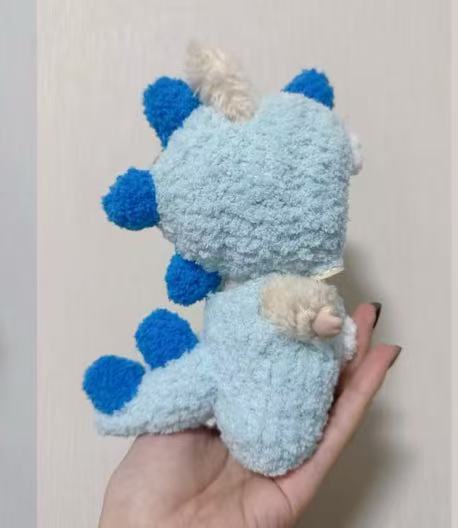 Labubu Dinosaur Outfit for 17cm Vinyl Doll - Green, Light Blue, Pink, Black, Purple