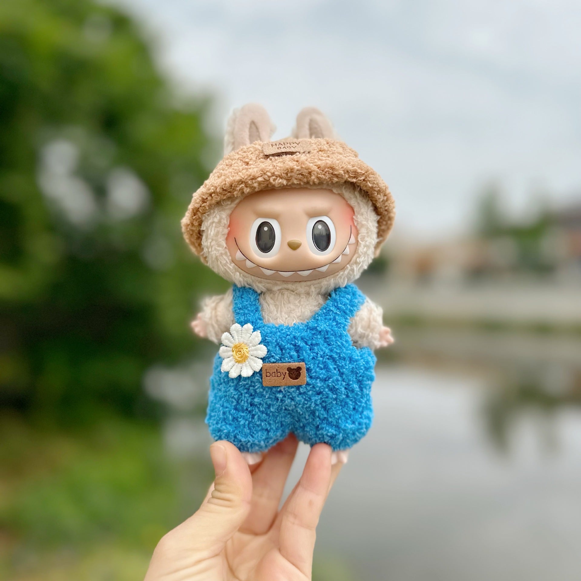 Only clothes] 17CM pendant cloth cloth clothes key chain LABUBU handmade astronaut suit space suit