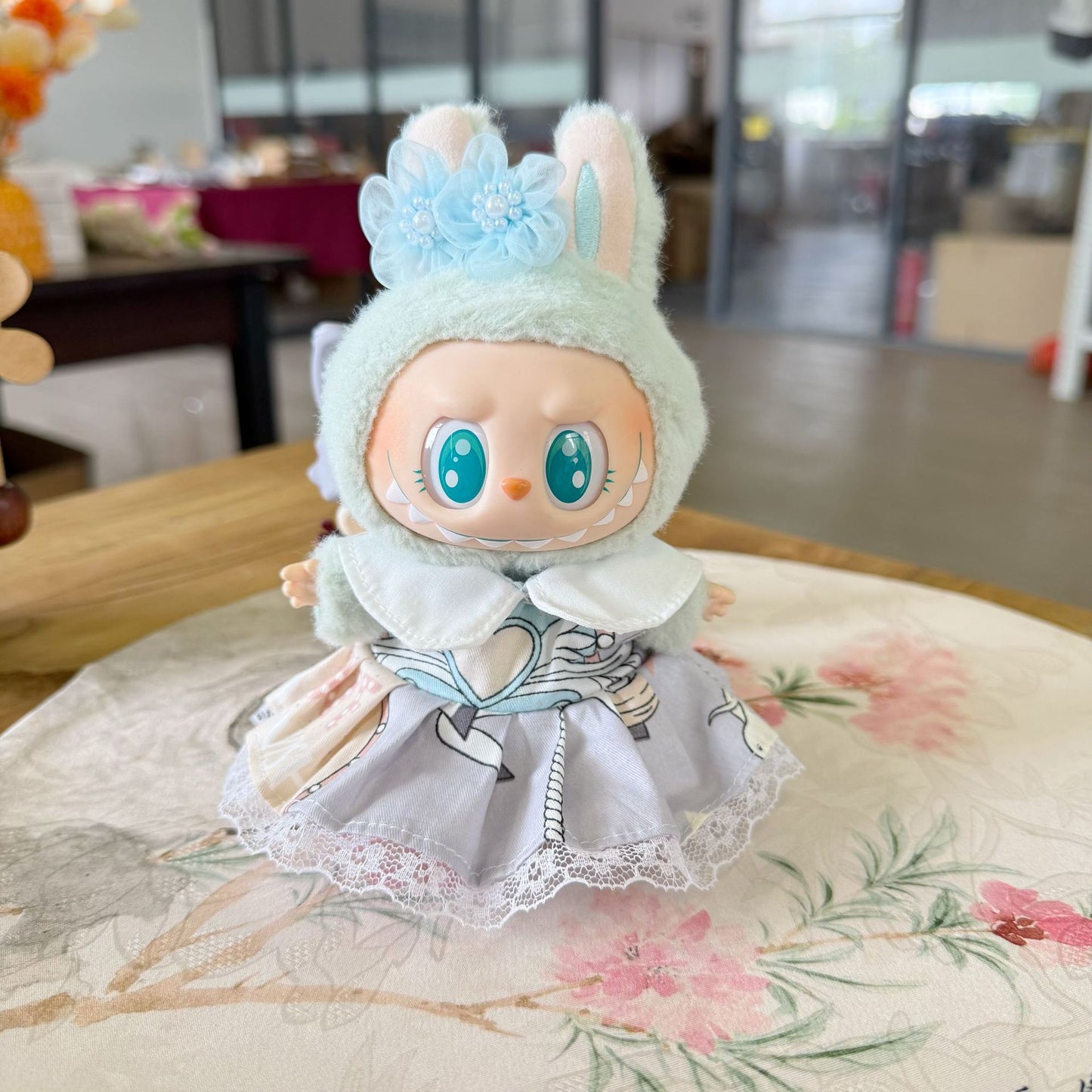 Only clothes] blind box cloth cloth clothes gradient colorful suit couple suit LABUBU jumpsuit skirt