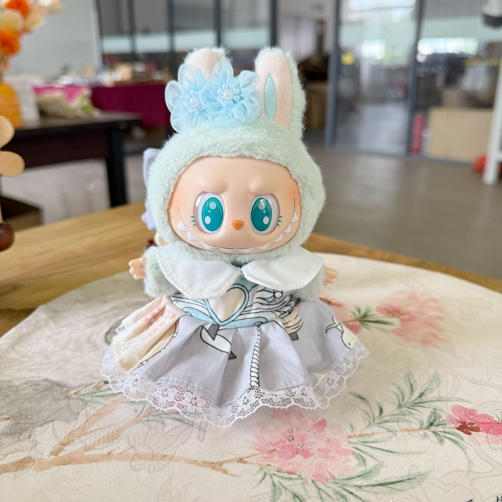 Only clothes] blind box cloth cloth clothes gradient colorful suit couple suit LABUBU jumpsuit skirt