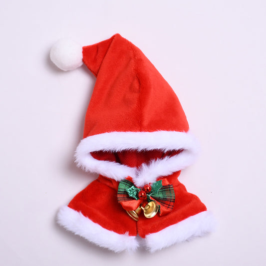 Labubu Christmas Hooded Cloak for Pendant Doll
