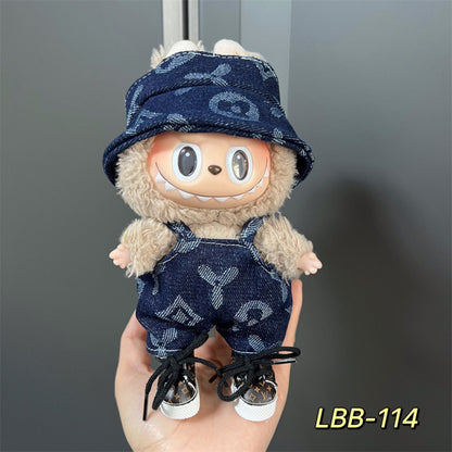 Labubu Doll Clothes Set for 17cm Vinyl Dolls