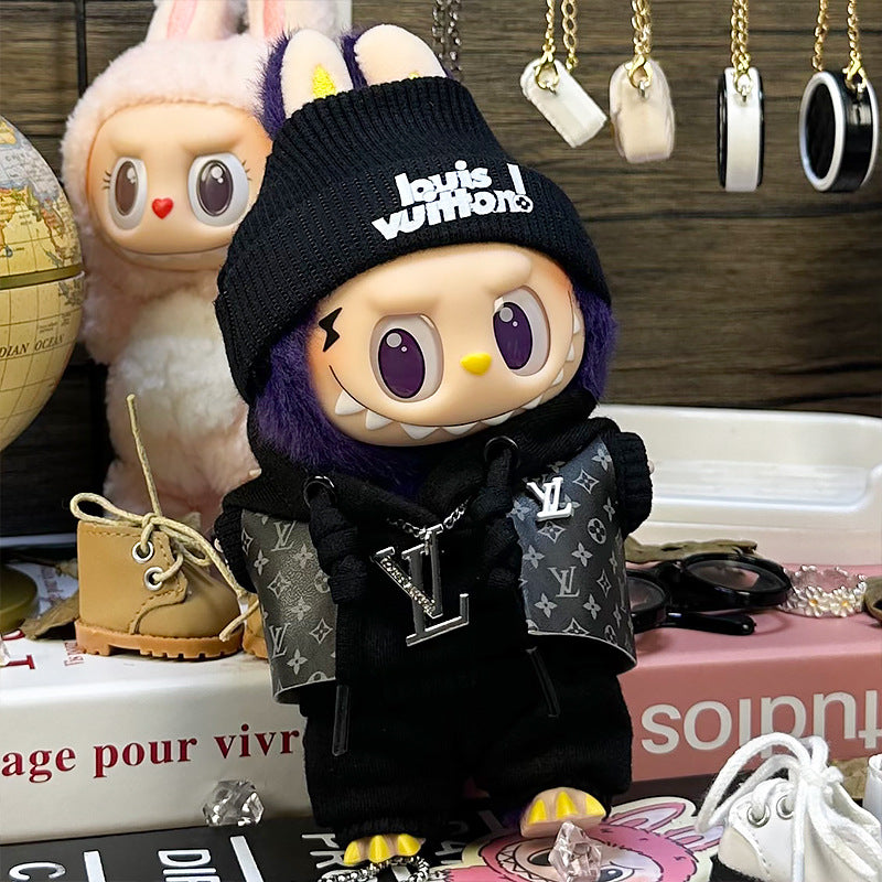 Labubu Doll Outfits Set for 17cm Vinyl Dolls - Trendy Styles