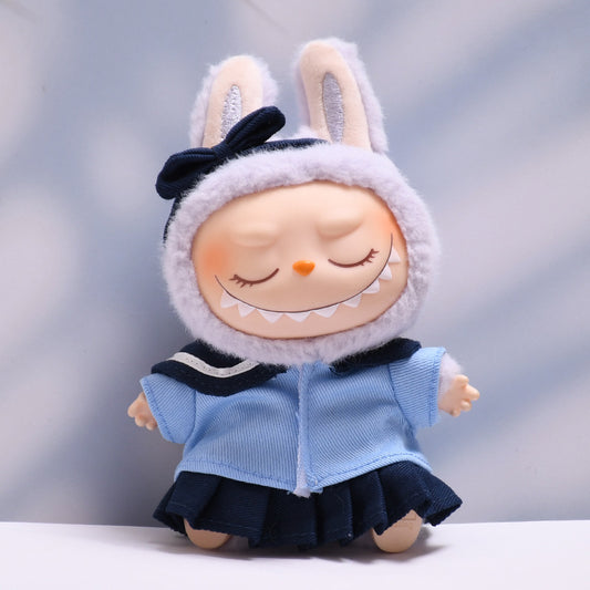 Only baby clothes] one, two and three generations of pendant labubu clothes sailor JK skirt suit labubu baby clothes