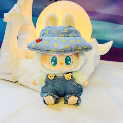 New Cameraman Labubu Pendant Baby Clothes Accessories suit Labubu Doll Keychain for Summer Baby Clothes