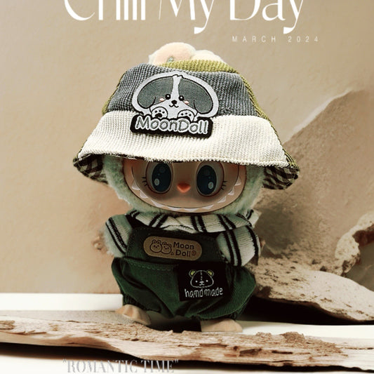 Labubu Doll Coat - Outdoor Explorer Three-Piece Set for 17cm & 10cm Labubu Dolls