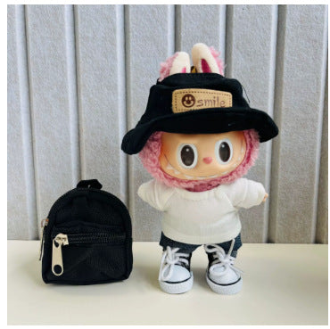 Only clothes] 17CM blind box cloth cloth clothes Chunye suit key chain LABUBU doll Denim small strap