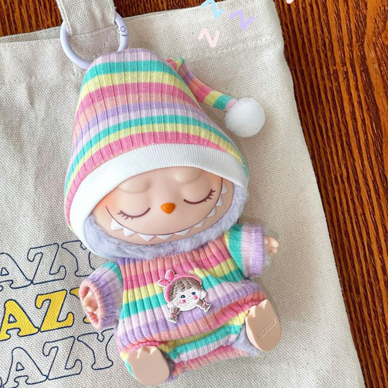 3rd Gen Labubu Doll Clothes Set for 17cm Vinyl Dolls