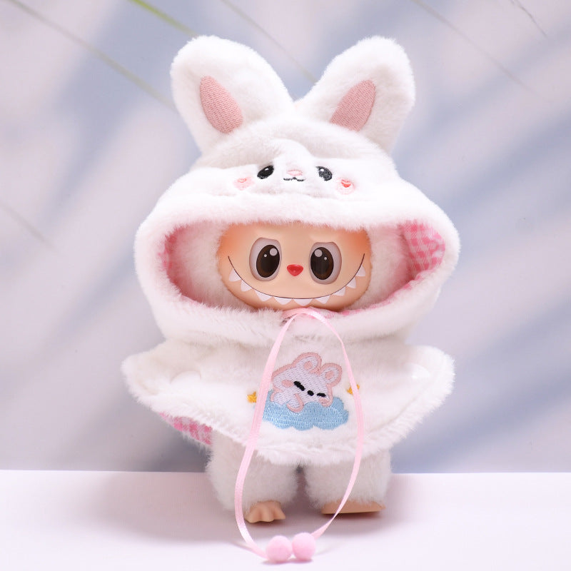 Only baby clothes] one or two generation pendant labubu clothes puppy shark cloak cape labubu baby clothes