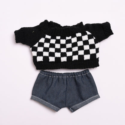 Only clothes] 38cm vinyl cloth cloth for clothes sweater jeans LABUBU casual change baby clothes