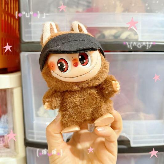 Only clothes] second generation Labubu clothes pendant labubu sit party series doll hooded vests suit