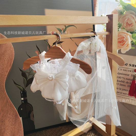 17cm Rab Cloth Doll Clothes Wedding Dress Suit Sweater Hand-made Doll Cute Pendant Doll Clothes