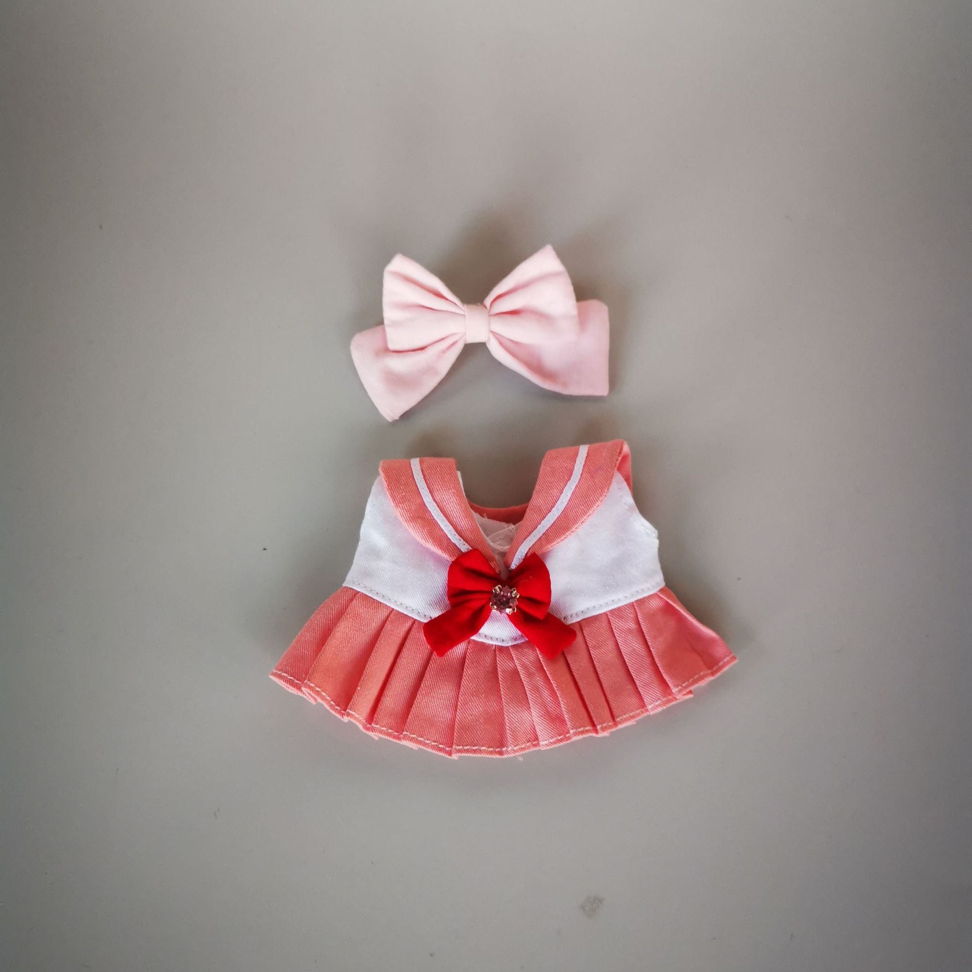 Labubu Doll Sailor Outfit - 17cm Vinyl Doll Clothes