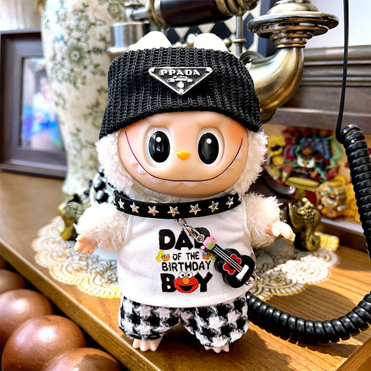 17cm Labubu Doll Baby Clothes Outfit - Casual Suit for Labubu Dolls