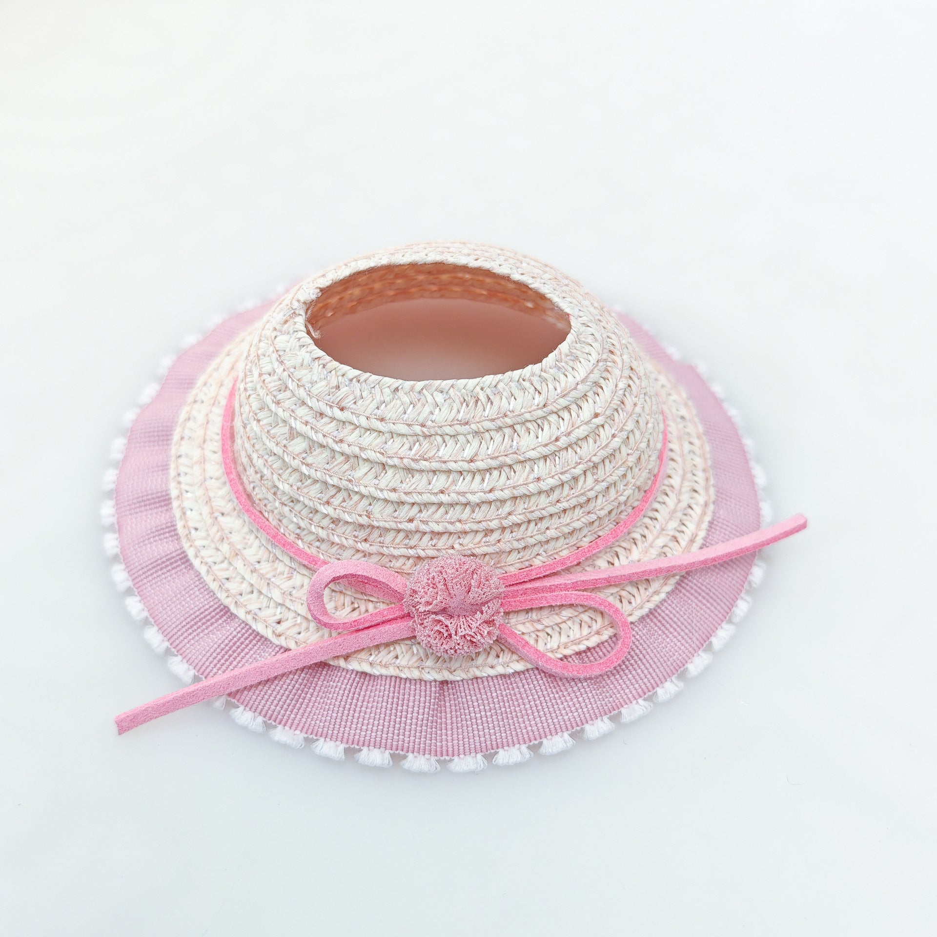 Labubu Doll Summer Outfit Set with Straw Hat & Canvas Shoes